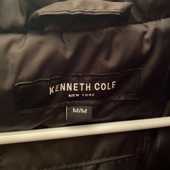 Kenneth Cole Faux Fur Trim Puffer Jacket - Picture 3 of 3